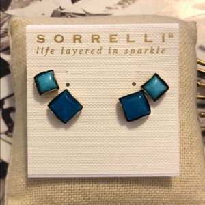 Sorrelli Jewelry - Sorrelli Blue Square Stud Earring Set Sorrelli Jewelry - Sorrelli Blue Square Stud Earring Set